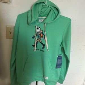 Green Life is Good sweater